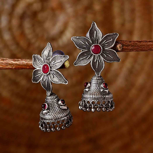 Exquisite Floral Pattern Jhumka