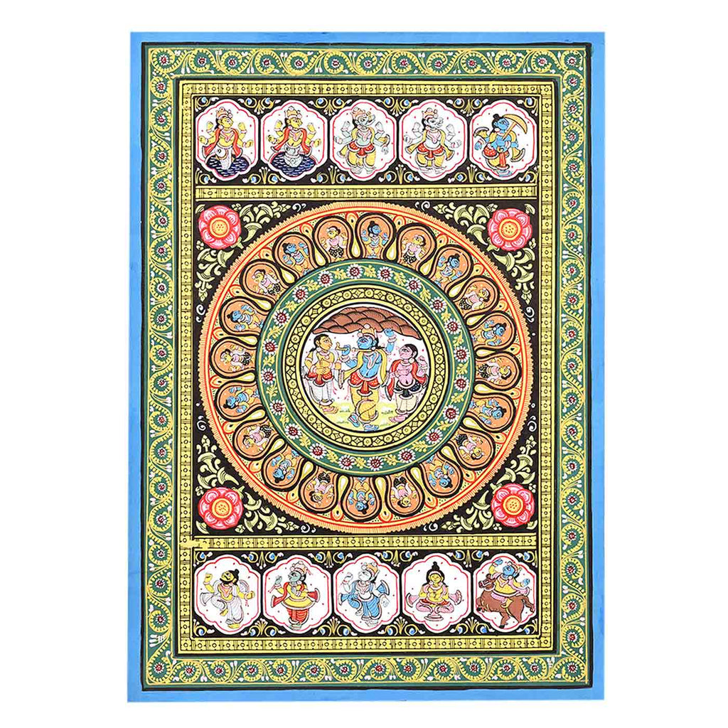 Vishnu Dashavatars Painting (13*19 Inches)