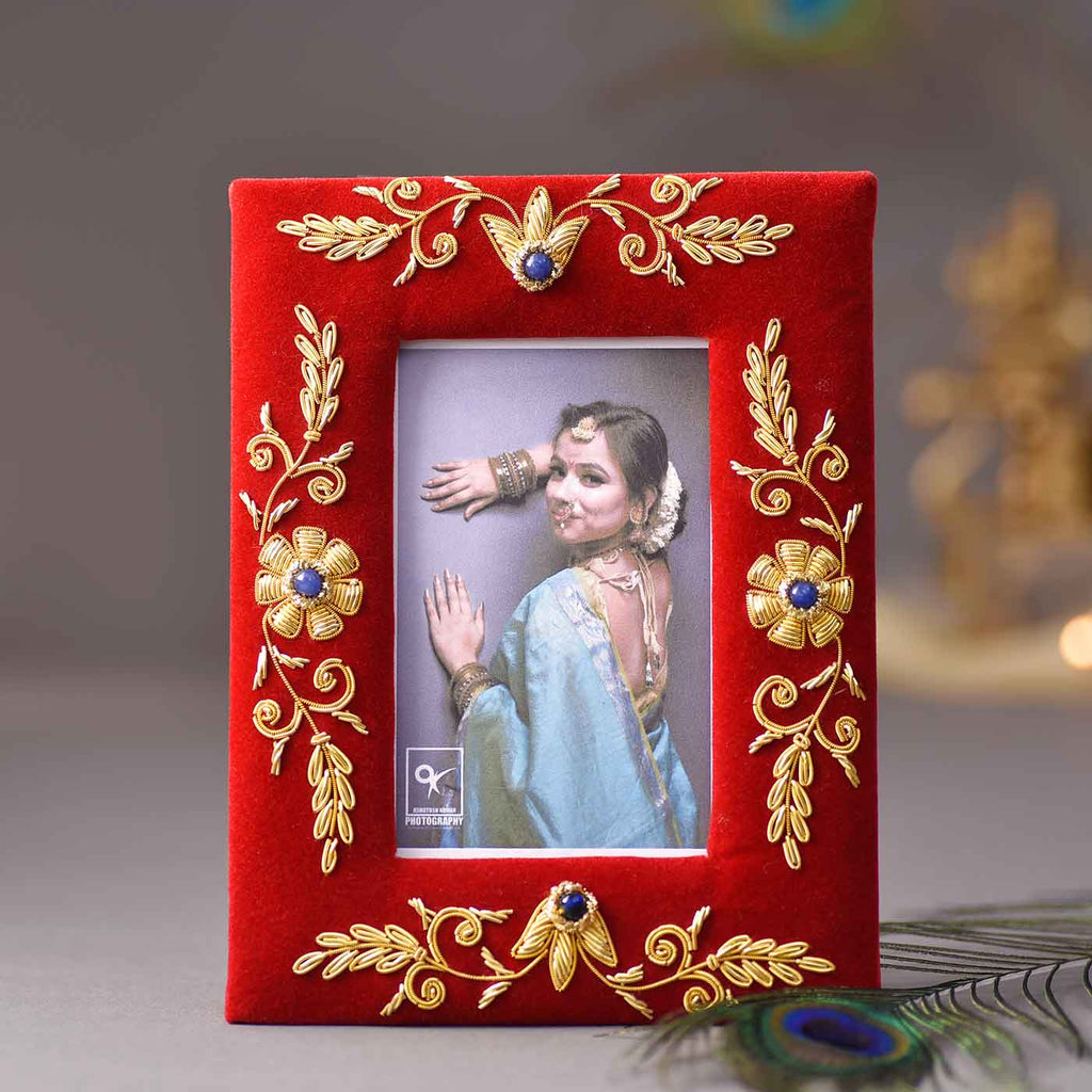 Intricate Design Wooden Photo Frame