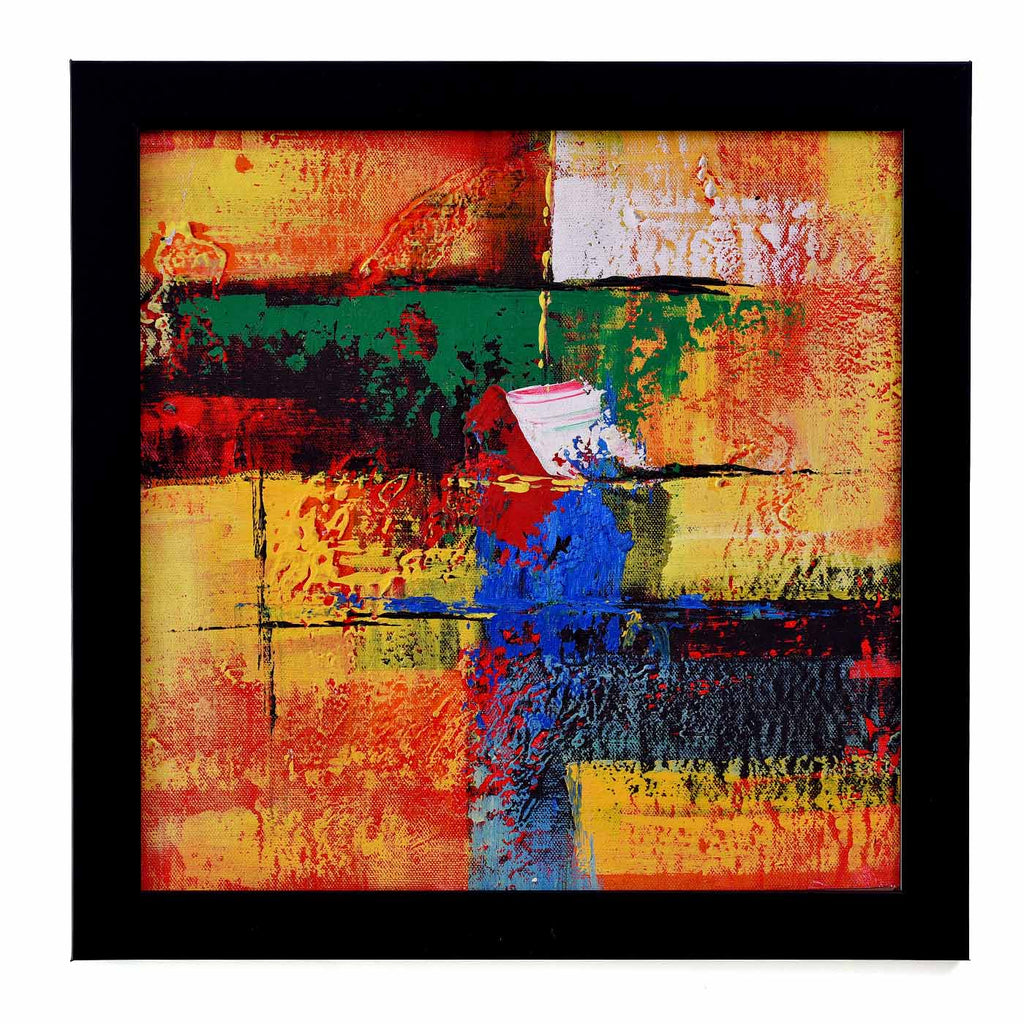 Artistic Expression Of Abstract Painting (13.5*13.5 Inches)