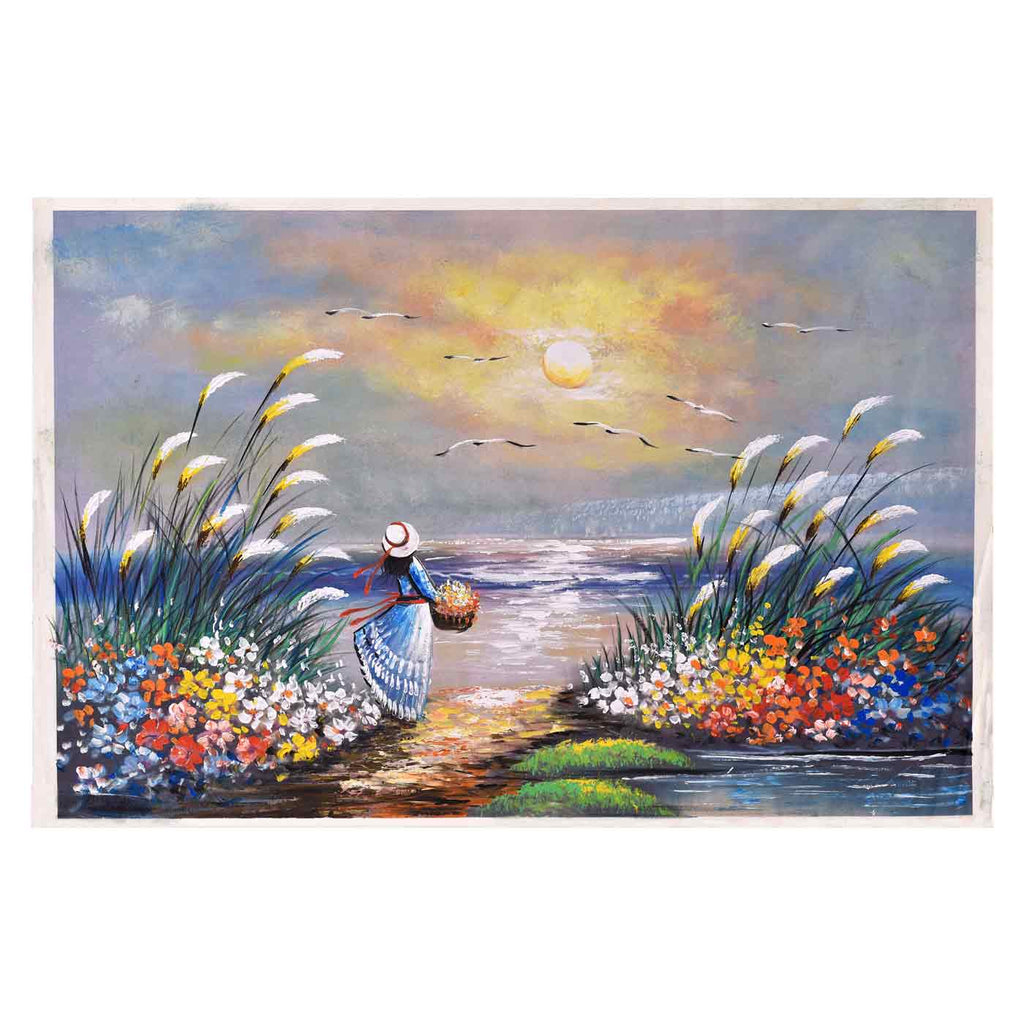Azure Seascape Canvas Painting