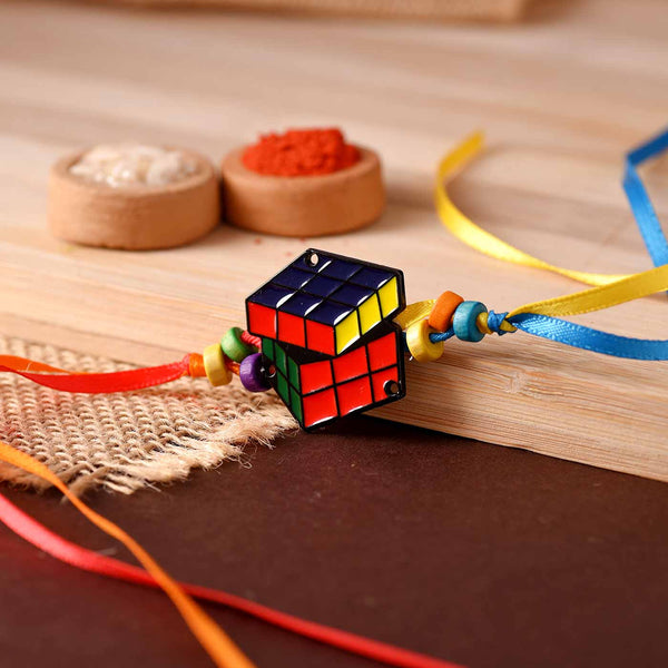 Playful Kid's Rubik's Cube Rakhi