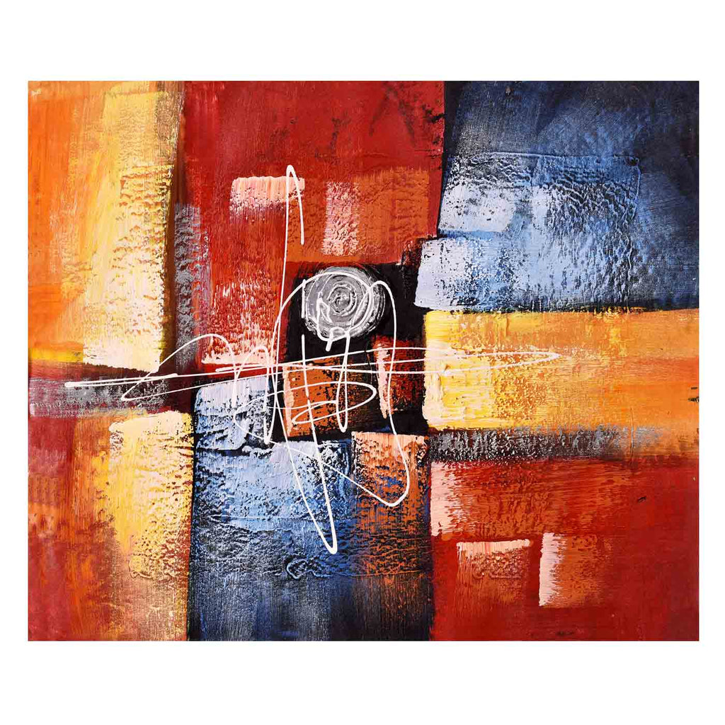 Energized Abstract Canvas Painting