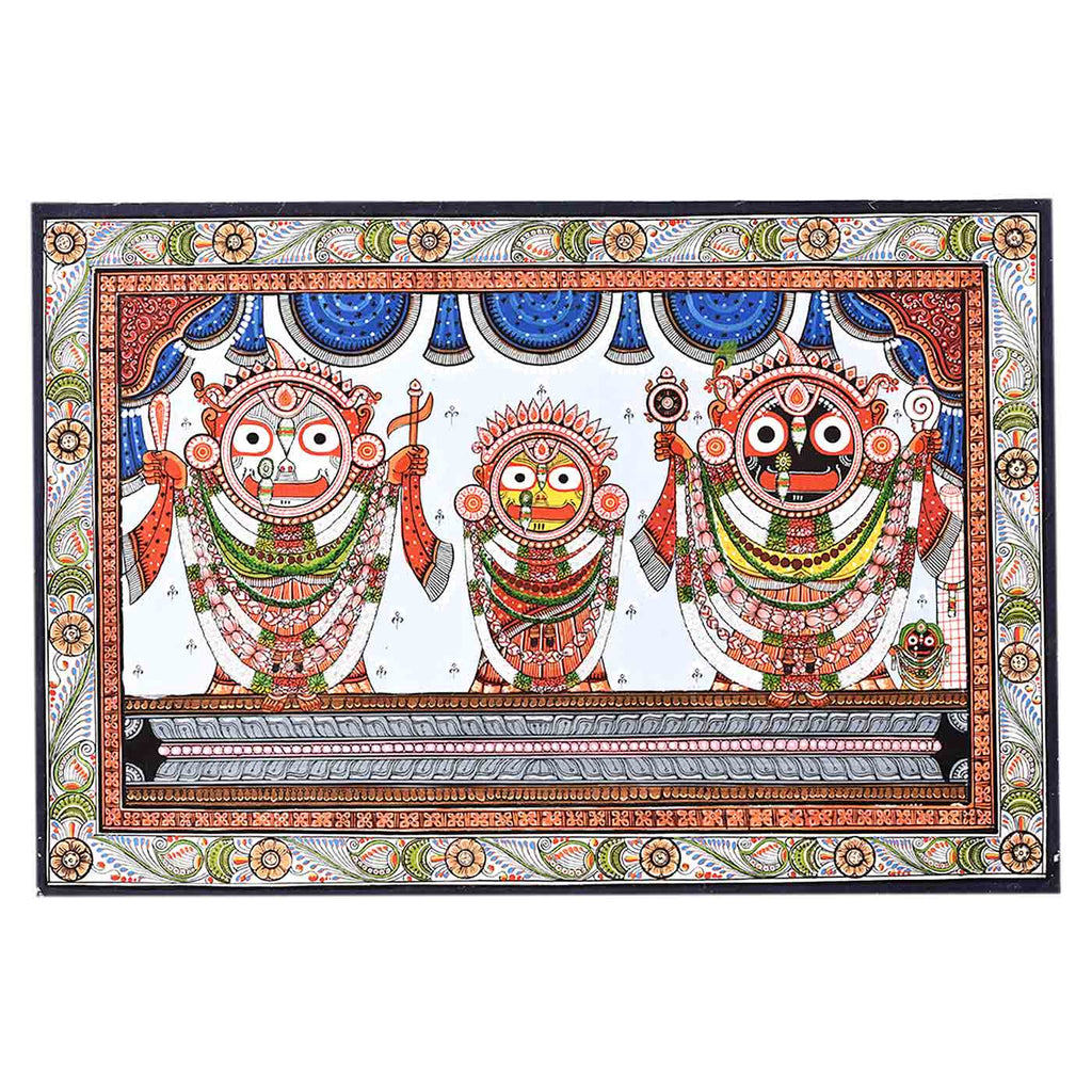 Divine Jagannath Pattachitra Painting (13*19 Inches)