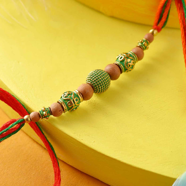 Alluring Beads Rakhi