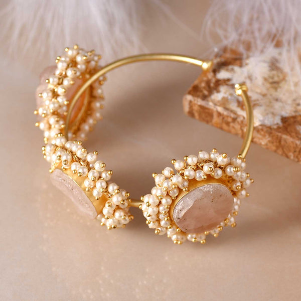 Round Cabachon Beads Bracelet