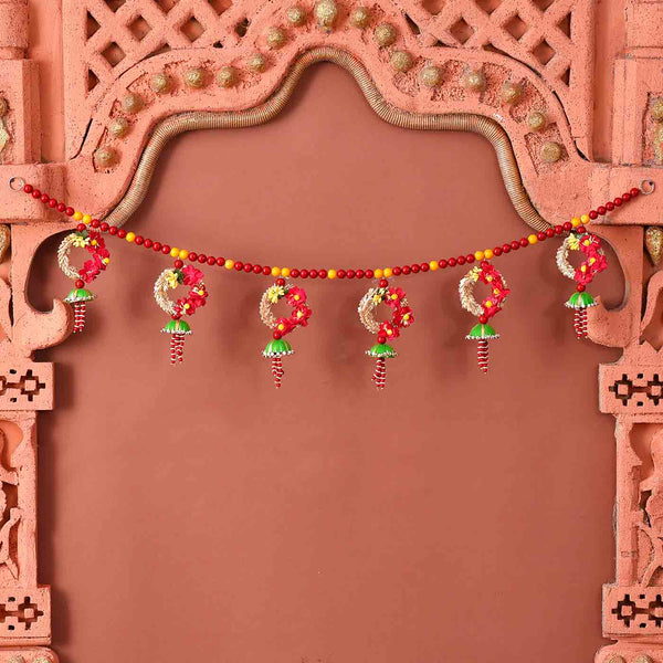 Vintage Floral, Gota & Beads Bandhanwar