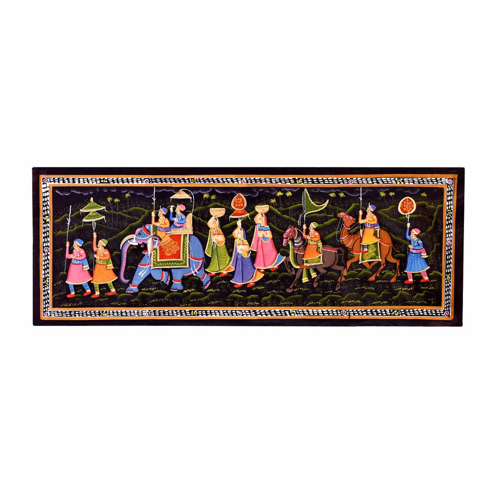 Royal Ride Rajasthani Phad Painting