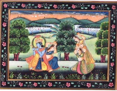 Origin of Radha Krishna Art