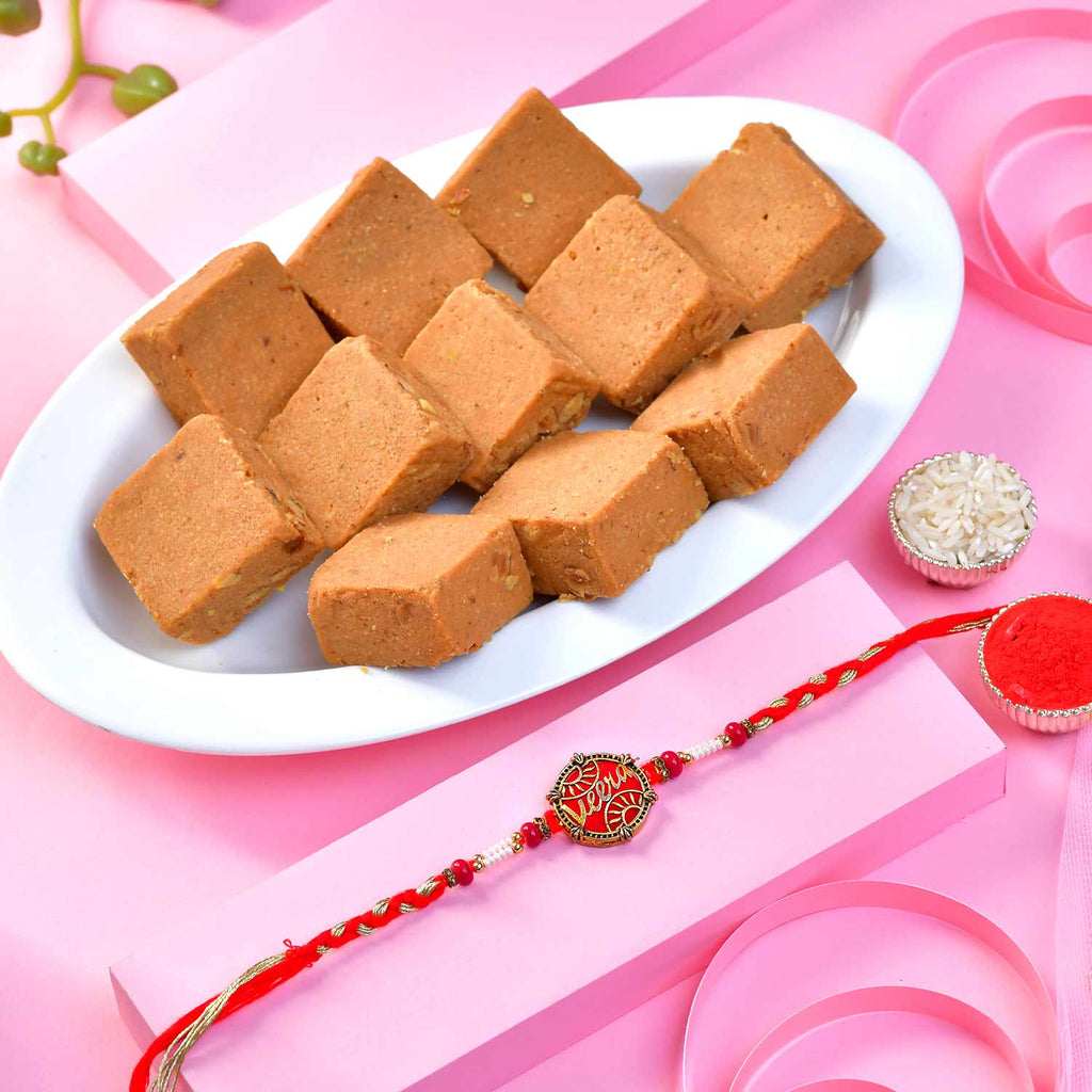 Tradition on a Thread: Burfi Bliss Rakhi