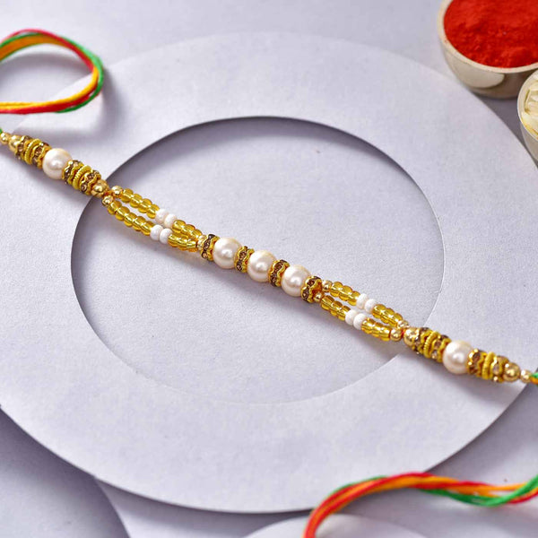 Stunning Beads & Pearl Rakhi
