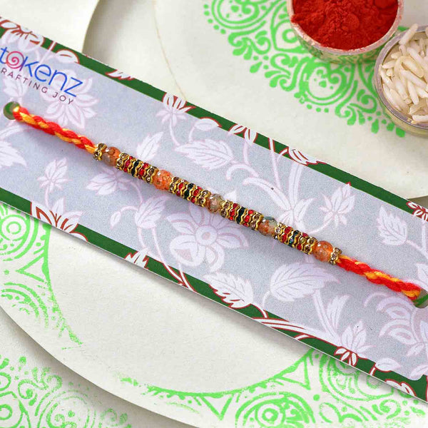 Creative Beads & Stone Work Rakhi Thread