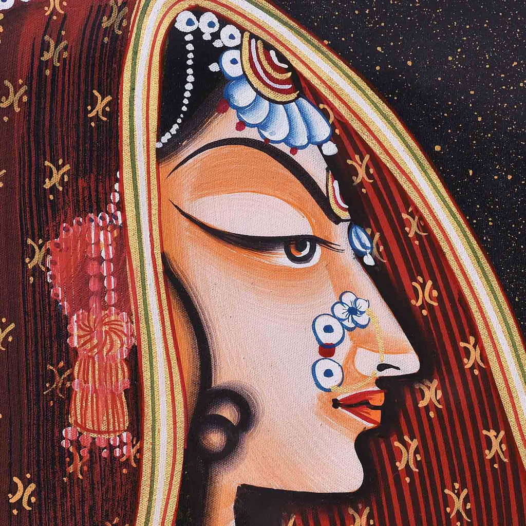 Rajasthan Tourism on X Bani Thani Kishangarh School of Art  The Bani  Thani paintings from Kishangarh are famous for their distinct portrayal  of Lord Krishna and Radha Such is the significance