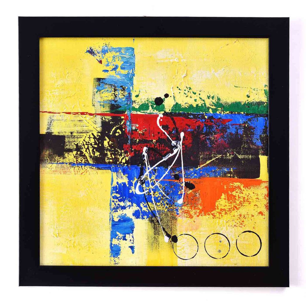 Classic Abstract Painting (13.5*13.5 Inches)