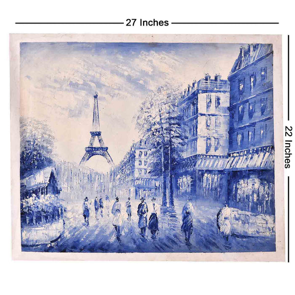 Scenic View Of Paris Painting