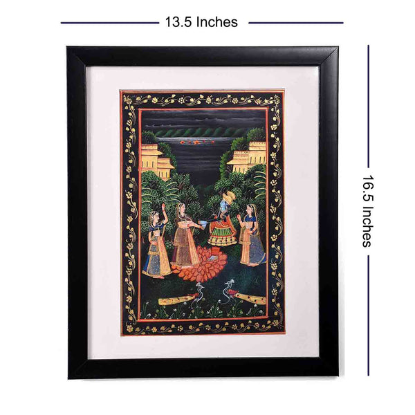 Picturistic Radha Krishna Painting (13.5*16.5 Inches)