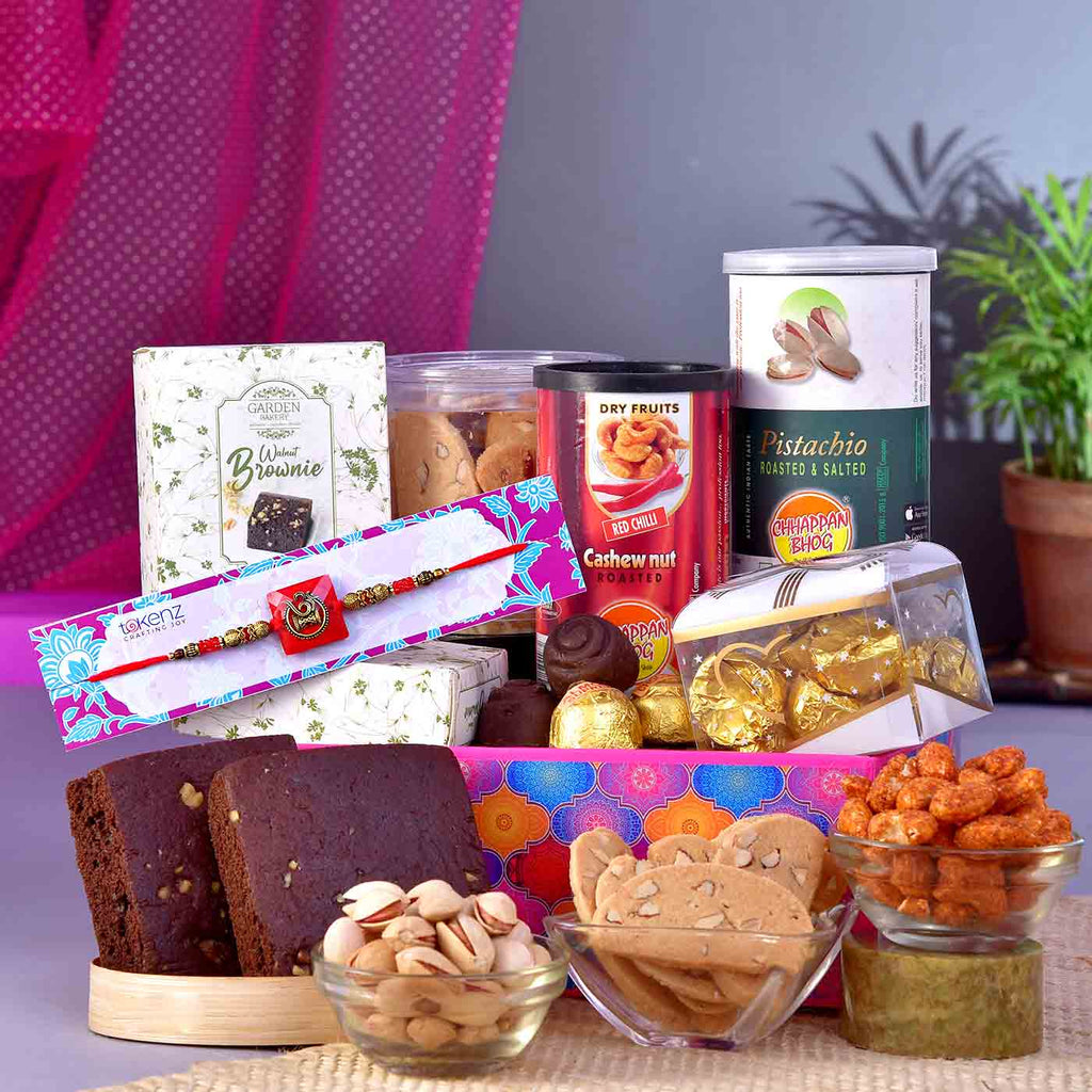 SFU E Com Almond And Coconut Chocolates Gift Hamper | Rakhi Chocolate Gift  Hamper with Premium
