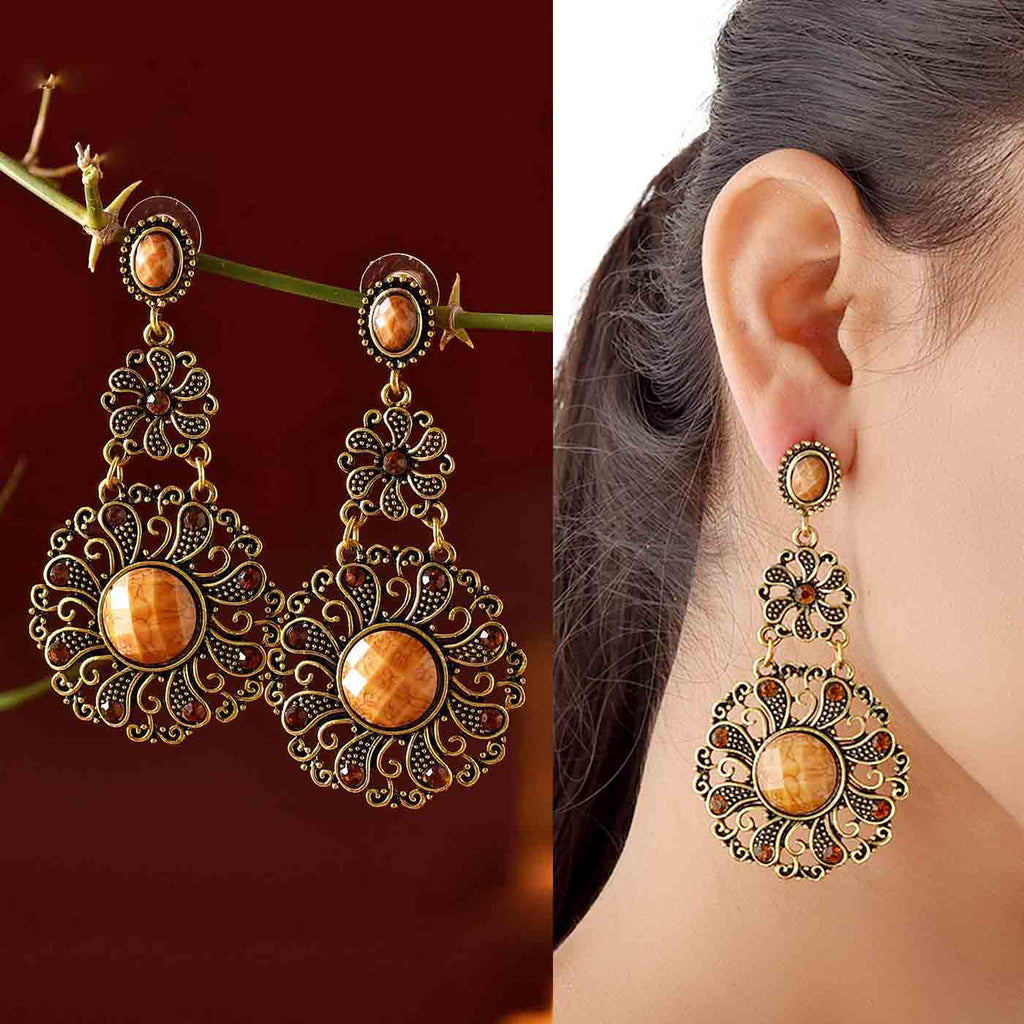 Attractive Floral Earrings