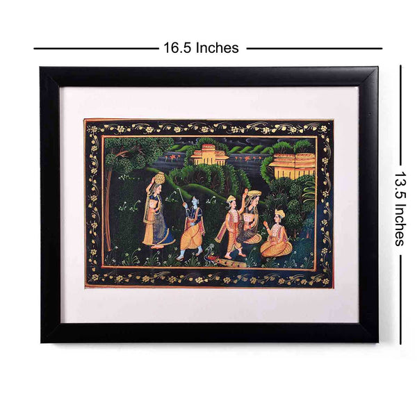 Makhanchor Krishna Kishangarh Painting (16.5*13.5 Inches)