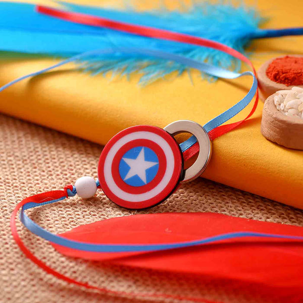 Captain America's Shield Kid's Rakhi