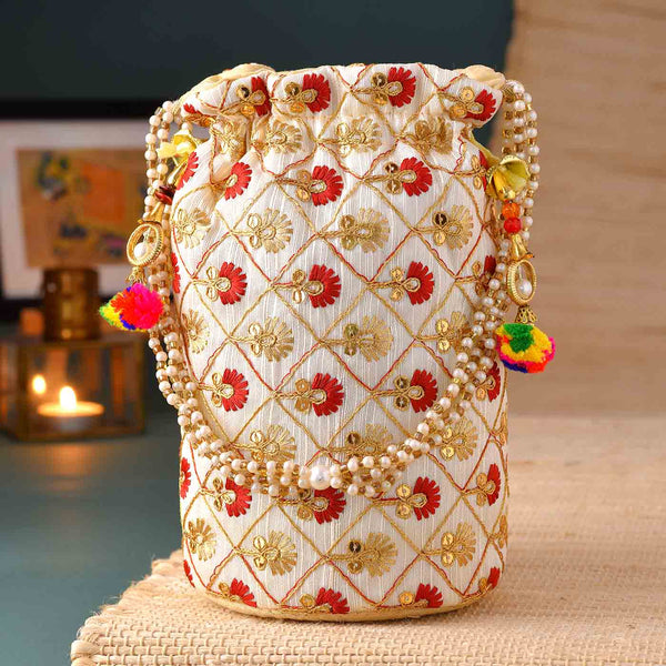 Classy Embroidered Potli Bag