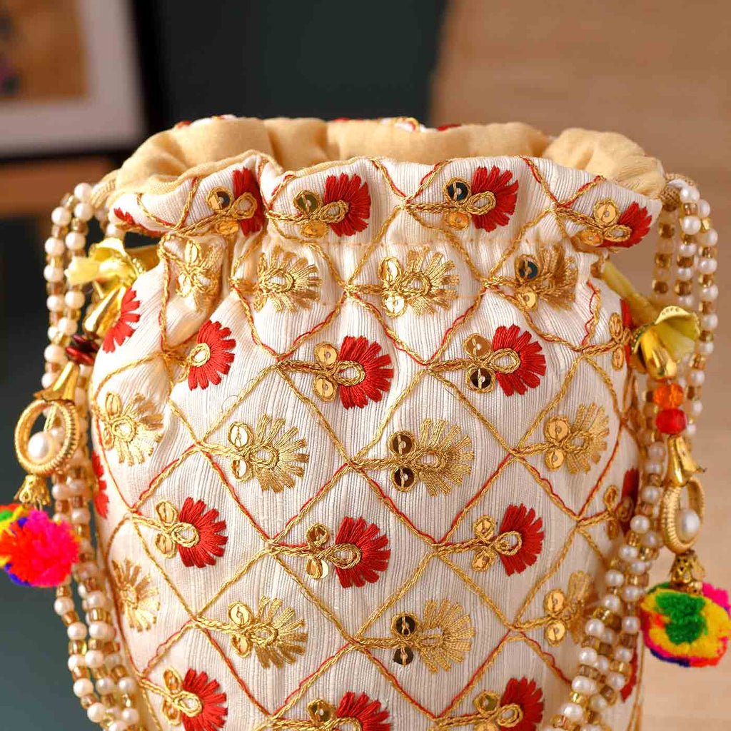 Party wear potli on sale bags