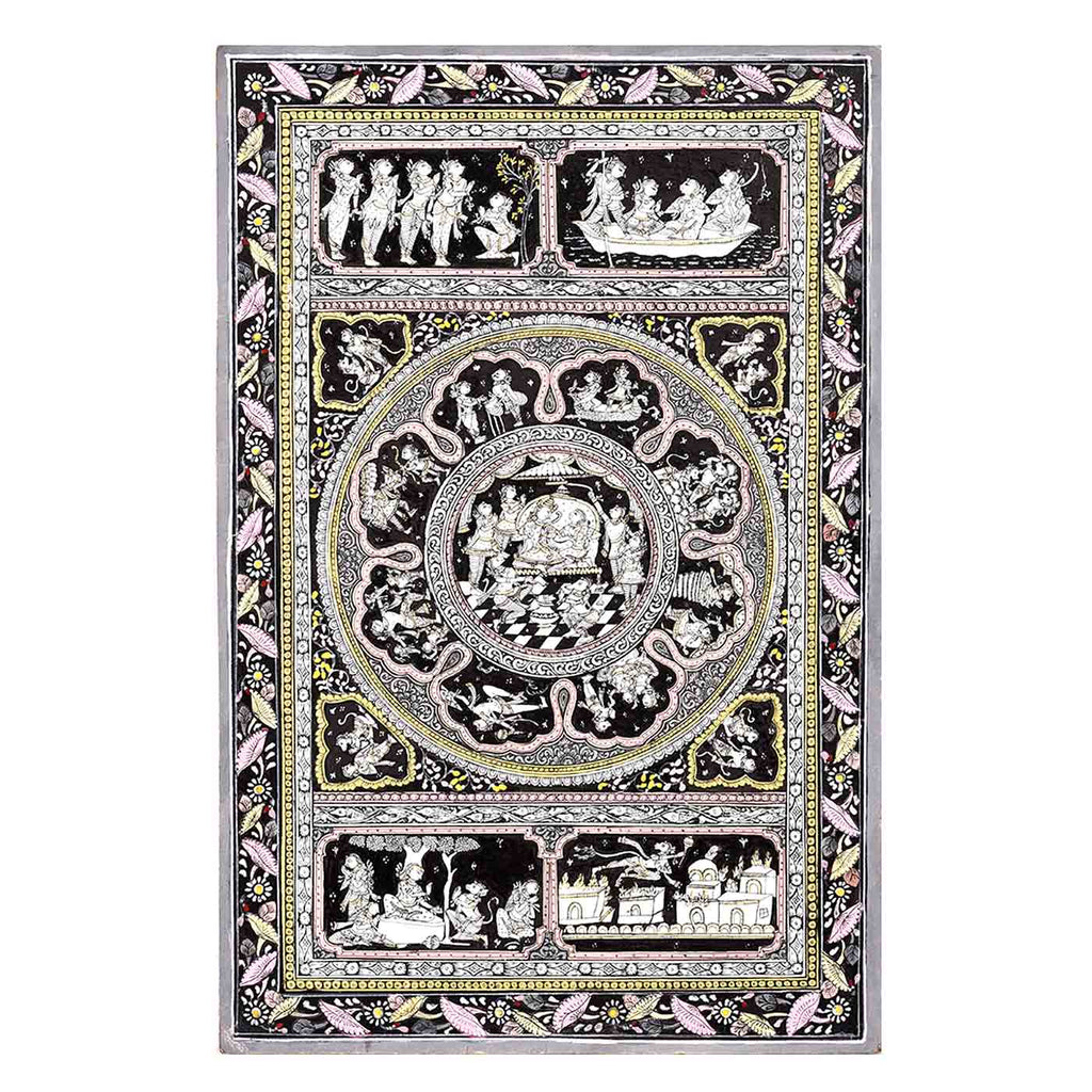 Glimpses Of Ramayana Painting (13*19 Inches)