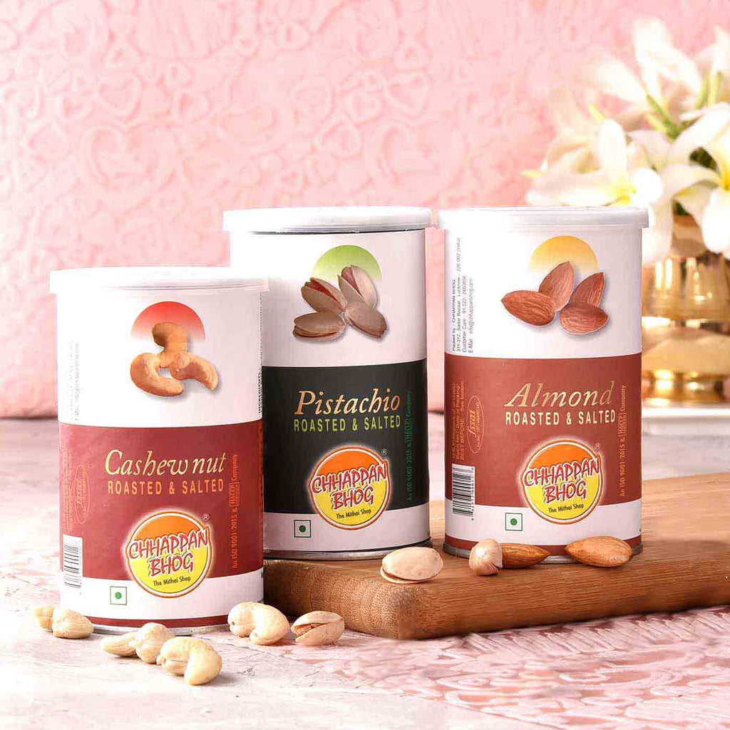 Delicious CANs Of Cashewnuts, Almond & Pistachios