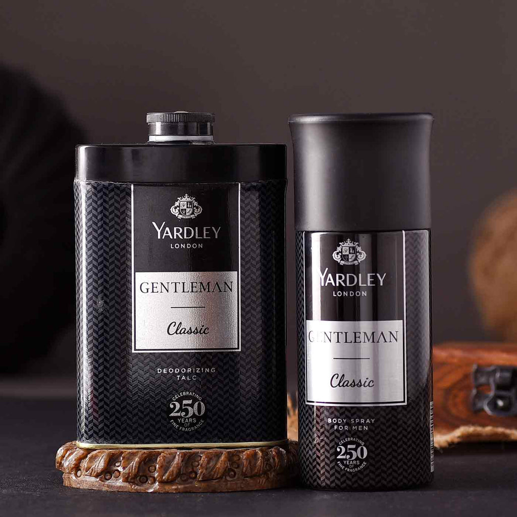 Yardley London Gentleman Deodorising Talc Talcum Powder for Men 100Gm