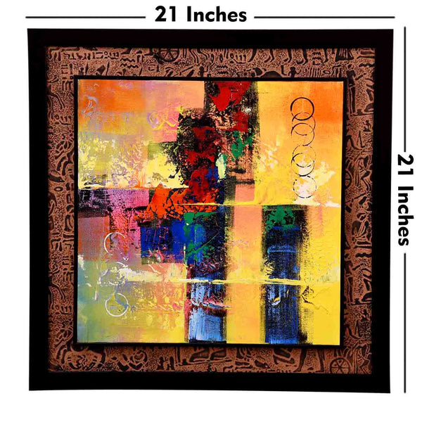 Artistic Expression Of Abstract Painting (Framed)