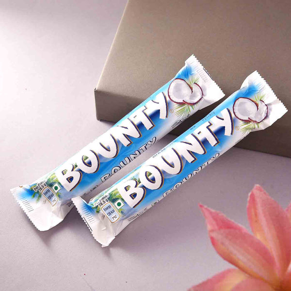 Inviting Bhai Dooj Combo Of Bounty Chocolates