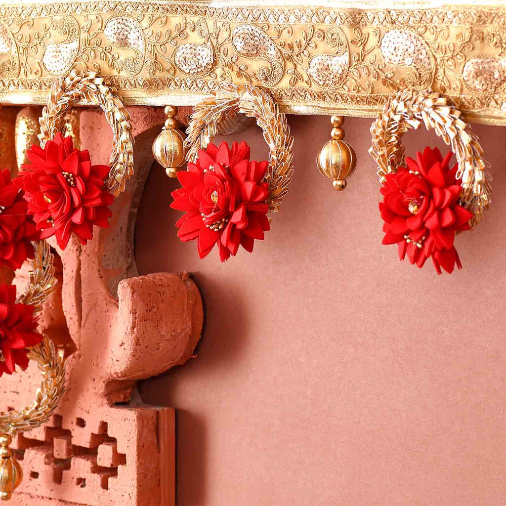 Stunning Sequence & Floral Bandhanwar – TOKENZ