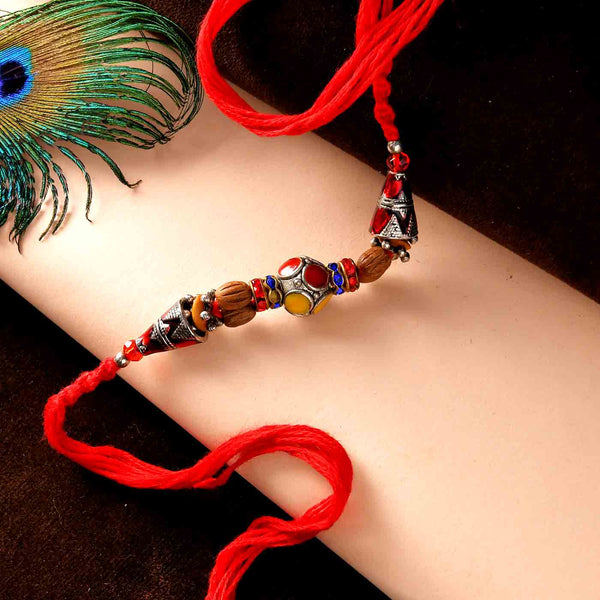 Trendy Rakhi With Seem Beej & Chocolate Paan Dates