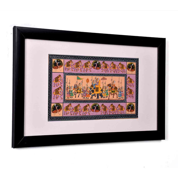 Rajasthani Folk Art Painting (17.5*10.5 Inches)