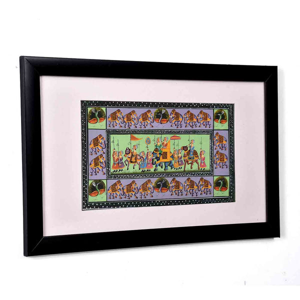 Indian Rajasthani Miniature Painting (17.5*10.5 Inches)