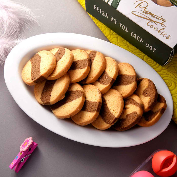 Doremon Rakhi With Choco Marble Cookies