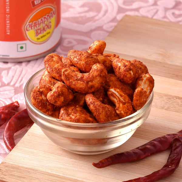 Tangy Roasted Red Chilli Cashewnuts