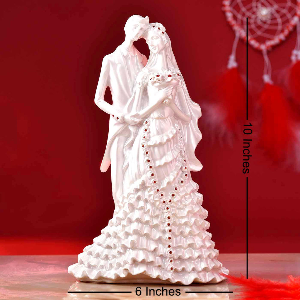 Romantic Love Couple Sitting Statue Big | Valentine Day Gift | Decorative  Showpiece | Gift For Girlfriend | Love Couple Showpiece Statue | Showpiece  For Home Decor - Shree Kala