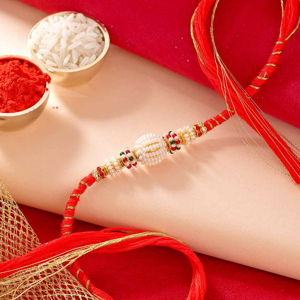 Stupendous Rakhi With Beads