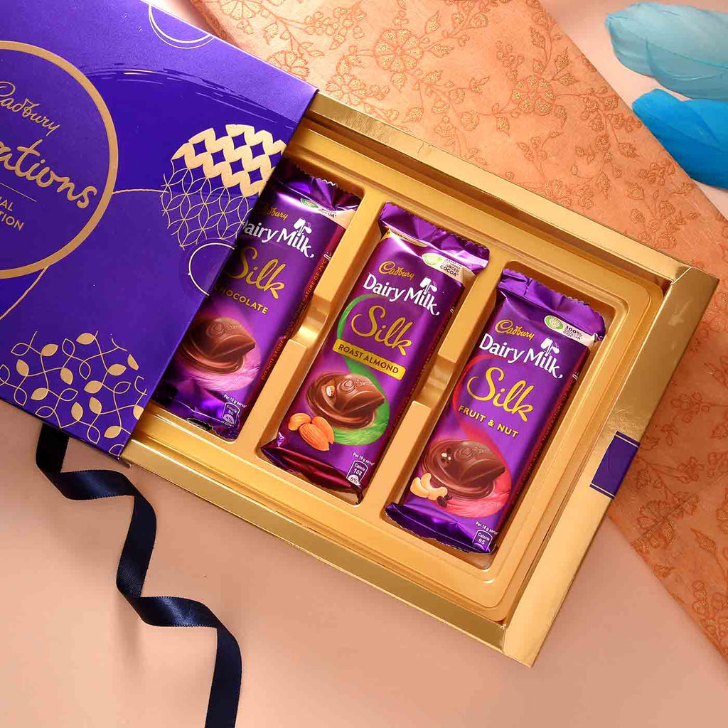 Cadbury Silk Potli Valentines Pack, 343g & Celebrations Chocolate Gift Pack  - Assorted, Premium, 281 g & Celebrations Premium Chocolate Gift Pack  Pouch, 4 x 126 g : Amazon.in: Grocery & Gourmet Foods