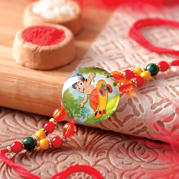 Chota Bheem Beads Rakhi For Kids