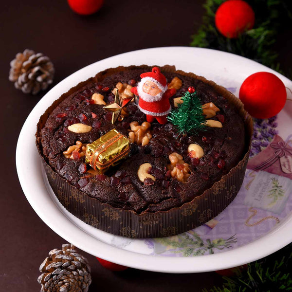 Christmas Special Cashew Walnut Plum Cake