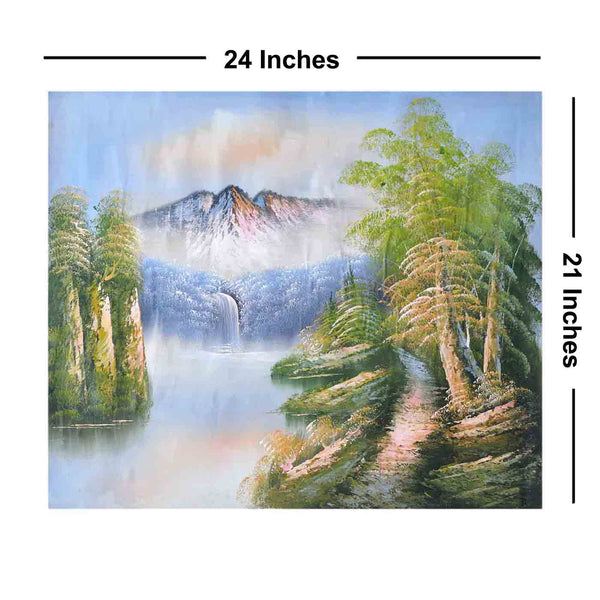 Scenic Canvas Painting (24*21 Inches)