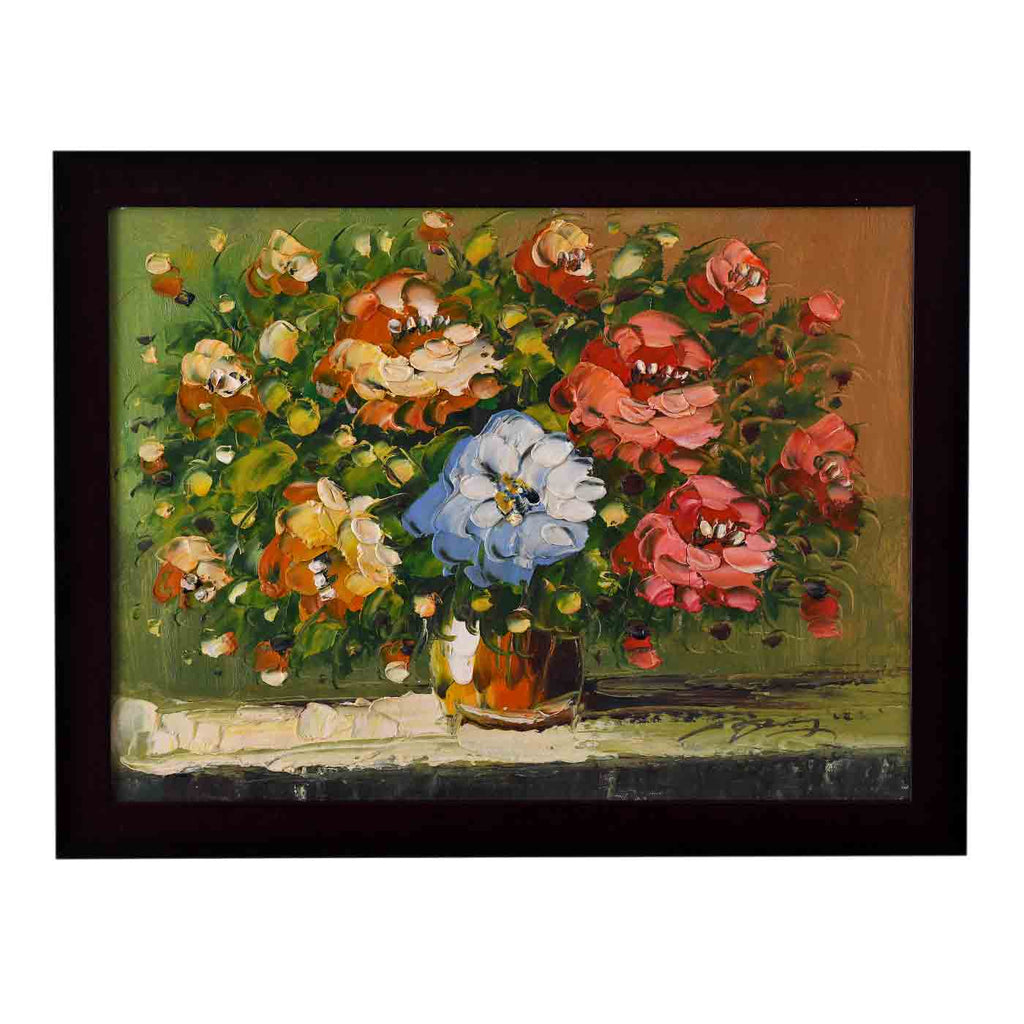 Sensational Flower Canvas Painting (18*14 Inches)