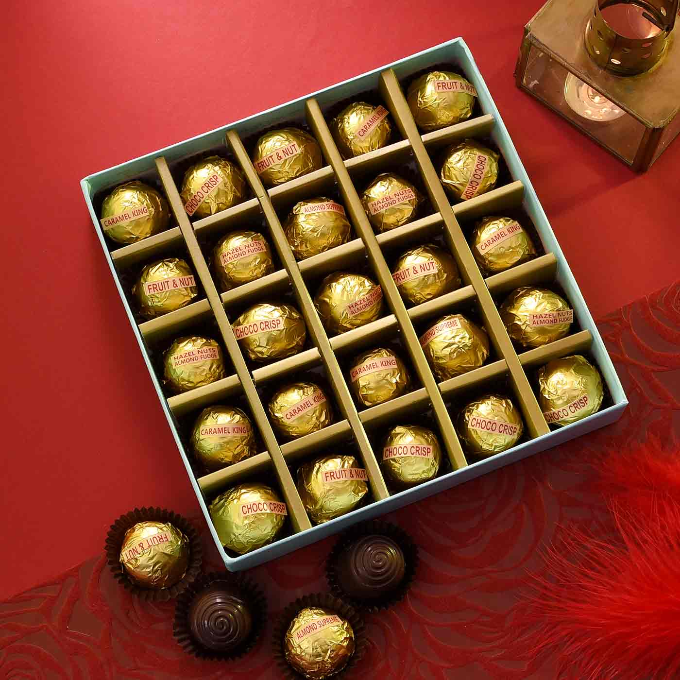 Amazing Golden Box Of Flavored Chocolates – TOKENZ