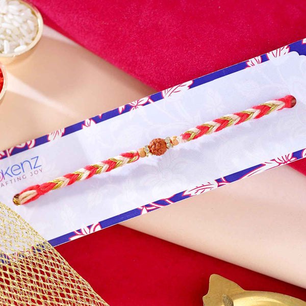 Traditional Rudraksh Rakhi