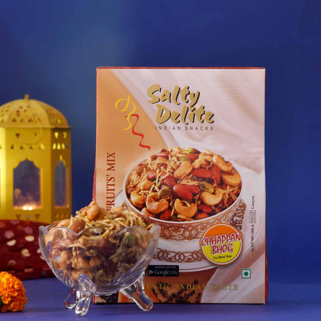 Brass Kerala Diya With Dry Fruit Mix & Batisha Slice – TOKENZ