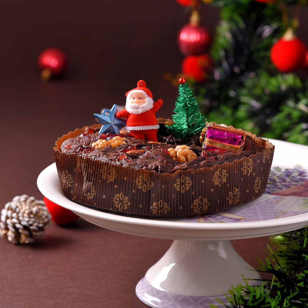 Delicious Christmas Special Almond Walnut Plum Cake