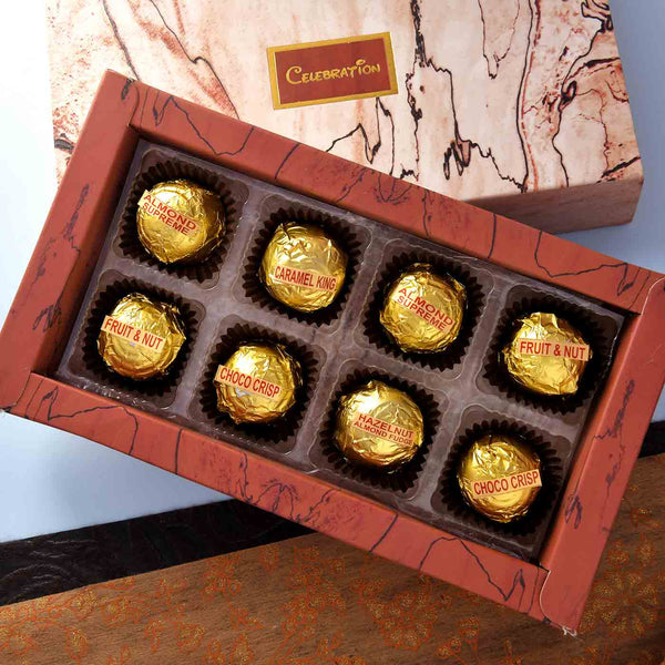 Designer Rakhi & Assorted Chocolate Box