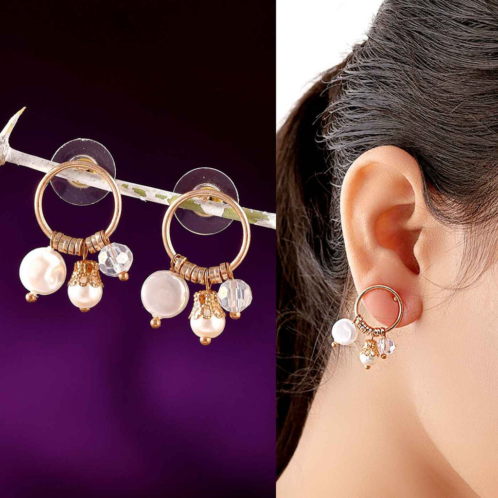 Stylish Pearl Drop Earrings